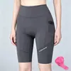 Pantalones Cortos de Ciclismo para Mujer de Verano, Pantalones Cortos Acolchados con Absorción de Impactos para Bicicleta, Bicicleta de Carretera de Montaña, Pantalones Cortos Deportivos de Yoga de Alta Elasticidad
