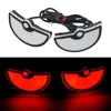 Parafuso de Placa de Moto Transfronteiriço Luz Triângulo Olho de Diabo Modificação Universal Acessórios Decorativos para Motos Luz de Carro Cruz