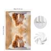 Lindo divertido animal perro gato cocina paño de cocina paño suave para platos absorbente secado rápido paño de té decoración de granja