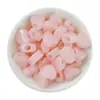 14mm Acrílico Furo Grande Cor Gelatina Coração de Pêssego Furo Horizontal Corda de Cabeça com Contas Soltas Material Artesanal Acessórios para Joias DIY