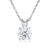 Joyería de Plata Chica Soñadora Venta Caliente Versátil Elegante Collar para Mujeres Collar de Cadena Forma O para Uso Diario Collar Geométrico Redondo