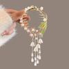 Tassel de orquídea lirio antiguo hebilla de cola de caballo horquilla de aleación para cabeza de bola de niña horquilla para el pelo trasero venta al por mayor