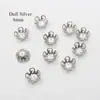100 Piezas/Paquete Metal Flor Forma Pequeña Flor de Cinco Hojas Base Accesorios para Aretes Accesorios para Joyería DIY