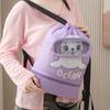 Bolsa de Natación de Dibujos Animados Personalizada, Bolsa de Aseo para Playa y Fitness, Bolsa de Almacenamiento para Baño con Separación Seca y Húmeda, Mochila Portátil para Salir