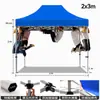 Toldo Protector Solar para Exteriores, Carpa Plegable, Sombrilla Grande de Cuatro Esquinas Engrosada y Reforzada, Carpa de Exposición para Montaje de Puesto, Impresión Personalizada con Publicidad