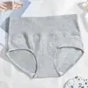 Calcinhas Femininas de Algodão Puro de Cintura Alta com Controle de Barriga, Forro 100% Algodão, Calcinhas Femininas Plus Size, Tanga que Abraça o Quadril e Levanta o Bumbum, Atacado Peça Única
