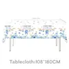 Amazon Menino Azul Decoração de Chuveiro Festa Temática Utensílios de Mesa Layout de Ambiente Decoração de Bolo Enfeites