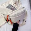 Bolso de pecho 2024, bolso de mensajero de moda para hombres y mujeres, bolso de cintura deportivo informal, sencillo y moderno, bolso de mensajero pequeño para estudiantes