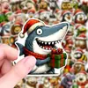Compra directa transfronteriza de 50 pegatinas creativas de animales con temática navideña para niños, divertidas pegatinas de celebración de animales navideños