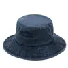 Chapéu de Pescador Jeans Masculino para Exterior, Chapéu de Sol Feminino Personalizado de Aba Larga, Chapéu de Pescador Dobrável, Tamanho Grande para Cabeça, Palavras-chave em Alta