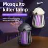 Lámpara Mata Mosquitos Recargable para Dormitorios de Estudiantes, Uso Doméstico, Trampa para Mosquitos de Exterior, Atrapamosquitos Tipo Descarga Eléctrica para Habitaciones de Bebés y Niños Pequeños