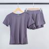 Roupa de Secagem Rápida Terno Feminino de Manga Curta Shorts Secagem Rápida Verão Solto Roupa de Yoga Roupa de Corrida Roupa Feminina de Alta Qualidade Primavera
