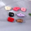 Cuentas irregulares de grava hechas a mano para bricolaje, agujero recto, cuentas de hilo dispersas, cadena para teléfono móvil, tocado, accesorios de joyería acrílica, venta al por mayor