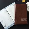 Nuevo depósito engrosado clip único libro de depósito bancario esmerilado almacenamiento individual libro de recibos de libreta de ahorros libro de colección de recibos Portátil multifuncional