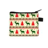 Bolsas de Navidad Transfronterizas Bolsas de Navidad Estilo Nuevo Bolsos para Niños Caricatura Mini Billetera Tarjeta Linda Estampada