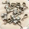 Fecho de Girassol em Forma de Oito de Aço Inoxidável com Fecho de Girassol Padrão 8 Fecho para Joias Colar Joias DIY Acessório Artesanal Fecho