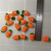 Pelúcia desenho animado simulação vegetais falsos 3cm cenoura acessórios para roupas infantis materiais auxiliares diy atacado