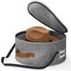Caixa de Armazenamento para Chapéu de Feltro, Bolsa para Armazenamento de Itens Diversos, Caixa de Viagem, Caixa Redonda Portátil para Armazenamento de Chapéu, Caixa de Armazenamento para Chapéu