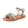 Sandalias ZHR 2023 de verano para mujer, planas, combinables, informales, estilo hada, con un solo botón y suela suave, con cuña.