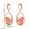 Pendientes Largos Exagerados Estilo Ins Europeo y Americano con Aguja de Plata S925 Incrustados con Piedra Ojo de Gato de Diamante Pendientes Personalizados de Alta Gama Elegantes para Mujer