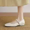 Zapatos Mary Jane Retro de Punta Cuadrada, Tallas 33-43, Zapatos Planos Transfronterizos de Talla Grande para Mujer, Nuevo Modelo 2026, Tacón Bajo de 2.5cm