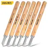 Cuchillo para Tallar de Charcutería Cuchillo de Bolsillo para Cortar Papel Hecho a Mano Talla de Papel Talla de Goma Talla de Madera Cuchillo de Bolsillo Especial para Tallar