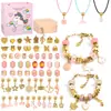 Set de pulseras para niños más vendido en Amazon transfronterizo, con cuentas, hecho a mano, material DIY, juguete para niña, joyería de Princesa