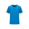 Camiseta holgada de verano de la marca Tide, de algodón blanco, de 200 g, con cuello redondo y manga corta, para hombre y mujer, con estampado de lunares en blanco.