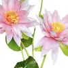 Ramos Artificiales de Nenúfares para Decoración de Restaurantes, Piscinas y Peceras, Flores Falsas para Decoración del Hogar, Venta al por Mayor de Proveedores de Flores de Alta Calidad