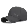 Boné de Baseball Estilo Executivo Bordado Estéreo de Teto Rígido Quatro Estações para Meia-Idade e Idosos Casual Simples Chapéu de Sol com Aba de Pato
