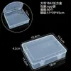 Plástico Transparente Pequena Caixa Quadrada Caixa de Joias Caixa Pequena para Fones de Ouvido Acessórios Mini Caixa de Brincos Caixa de Armazenamento Portátil Fabricante