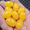 Fluorescente Flotante Agua Salada Abejas Artificiales Cuentas de Arroz Passepartout Cuentas Sueltas Amarillo Mantequilla Barril Giratorio Cuentas de Pulsera Joyería