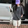 Traje de Raya Corto Manga Corta Estilo Coreano para Niñas Verano 2026 Nuevo Estilo Pantalones Cortos de Trabajo Camiseta Juvenil Ropa Casual de Verano