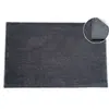 Alfombrilla de chenilla con adhesivo termofusible, color liso, alfombra de baño antideslizante, felpudo, sala de estar, lavable a máquina, recibidor, impermeable, secado rápido