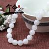 Hongchu Cristal Natural Grado 7A Luz de Luna Blanca Cuentas Sueltas Piedra Lunar Productos Semi-Terminados Accesorios para Joyería DIY Venta al por Mayor