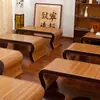 Mesa de Caligrafía Sinología China de Fábrica Mesa de Escritorio y Silla para Curso de Aprendizaje y Entrenamiento Mesa de Enseñanza de Caligrafía y Pintura Antigua Go Mesa de Sinología