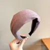 Pinza para el cabello de ala ancha de alta gama, elegante, a la moda, diadema, tocado para mujer, nuevo 2026, calavera superior gris, diadema versátil