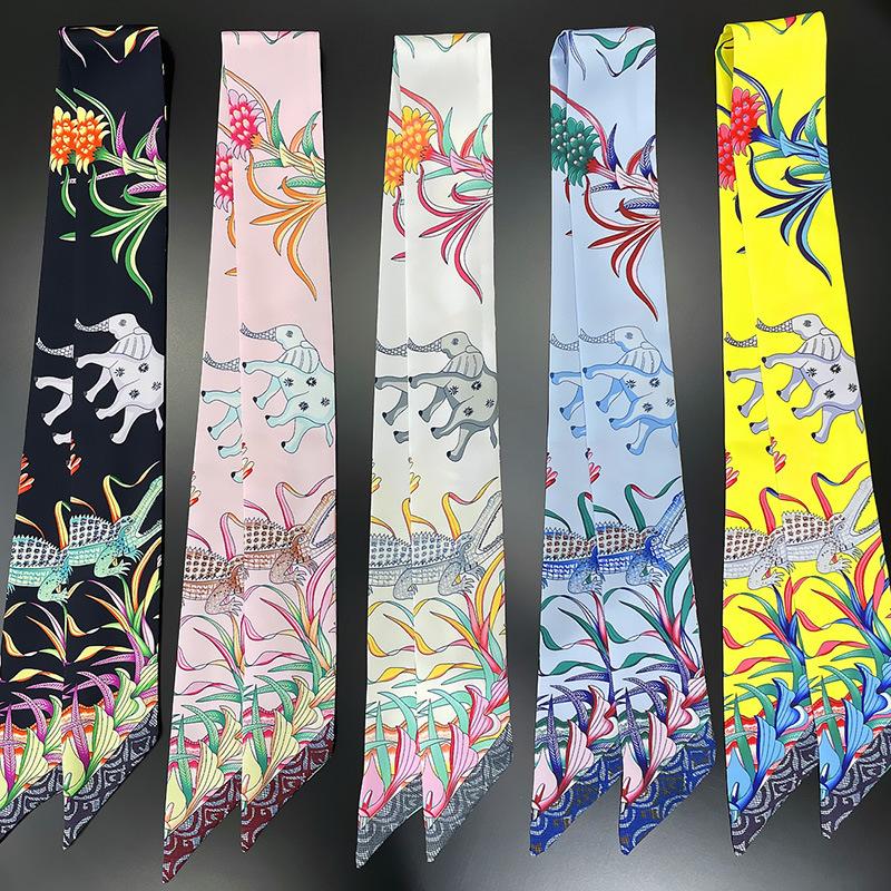 小长条丝巾发带