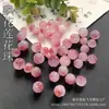 Piedra de Jade Cuentas Sueltas 8 10mm Cuarcita Rojo Cereza Con Flores Flotantes Agujero Pasante Cuenta de Loto Cuenta de Calabaza Accesorios de Bricolaje Mayoreo