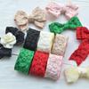 Tecido de flores em relevo de 4 cm com fita acessórios para cabelo feitos à mão material para cocar acessórios DIY acessórios para roupas acessórios para chapéus