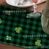 Nuevo St de Venta Caliente Temu. Mantel de Mesa de Patrick Trébol de Cuatro Hojas de la Suerte Estampado de Enano Mantel Decorativo a Prueba de Polvo para Mesa de Comedor