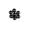 Ágata Negra Natural Cuentas Sueltas Al por Mayor Materiales para Manualidades Accesorios Joyería de Cristal de Hielo de Alta Calidad Accesorios para Pulseras Cuentas