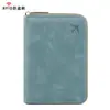 Portapasaportes Magnético Antirrobo RFID Modelo Nuevo 2025 con Cremallera Bolsa Corta de Viaje para Pasaporte Bolsa Multifuncional para Guardar Documentos