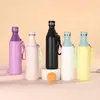 Taza Termo Simple de Acero Inoxidable 304 500ml Boca Pequeña Botella de Agua Deportiva con Correa Taza de Agua Fría Portátil Personalizable