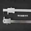 Calibrador vernier de rayado paralelo acero inoxidable carburo rayador dispositivo de rayado compás regla de marcado extensión