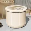 Caja de Almacenamiento de Granos, Contenedor de Arroz, Frasco Sellado de Grado Alimenticio para el Hogar, Contenedor de Arroz Transparente, Contenedor de Granos a Prueba de Insectos y Humedad, Caja de Arroz