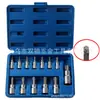 Conjunto de 13 Peças de Brocas para Parafusadeira com Pontas em Formato de T Pequenas de 1/4 de Polegada, Médias de 3/8 de Polegada e Grandes de 1/2 Polegada, Pontas em Formato de Estrela e Ferramentas Spline