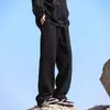 Pantalones casuales con estampado de trigo para hombre, adecuados para primavera y otoño, estilo de alta calle americano, holgados y con caída, pantalones deportivos juveniles versátiles