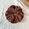Goma para el pelo de lunares estilo coreano para mujer, Goma para el pelo plisada con volantes, Banda para el pelo duradera de alta elasticidad