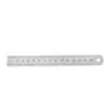 Regla de Acero Sistema Métrico e Imperial Regla de Placa de Acero Regla de Marcado para Carpintería Regla de Placa de Acero para Estudiantes Regla Gruesa de Doble Cara de Acero Inoxidable